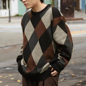 Основная мужская круглое вязаное вязаное свитер для мужчин распродажа