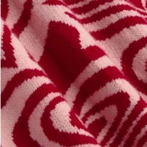 Love Heart Pattern Prant Press Dress Press Lummer Sunrress Shin Sexy Knitwear