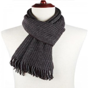 Мода Viscose Cotton Rayon Толкое изготовление кашемирных вязаных шарфов