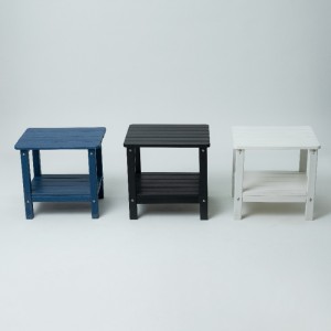 Наружный боковой стол с черным цветом