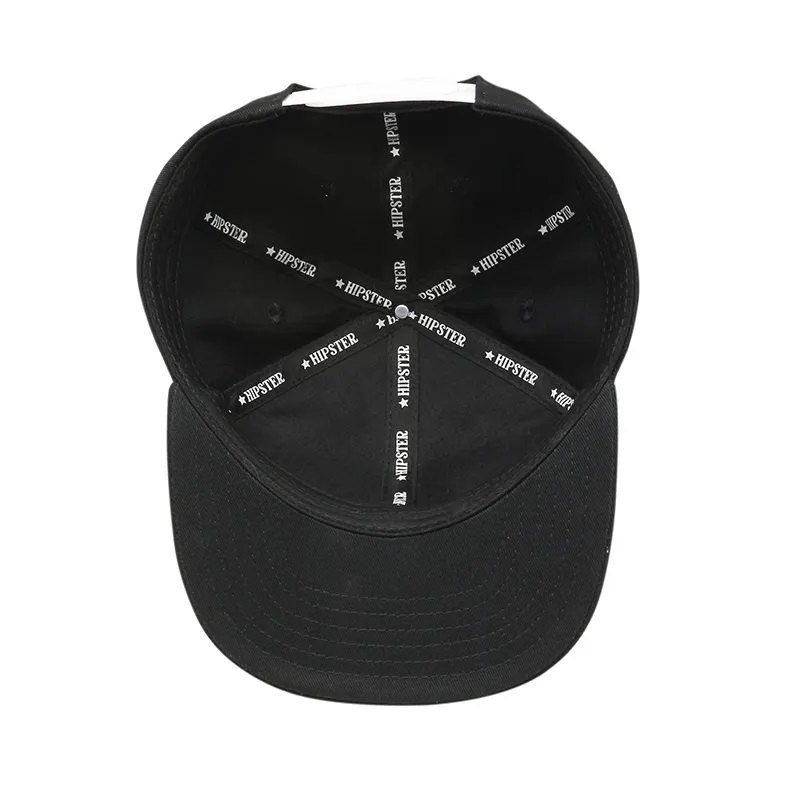 OEM Design Flat Brim 6 Panel Custom 3D -вышивка логотип Hip Hop Cap Snapback Hat для мужчин