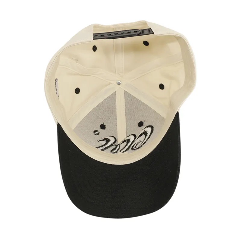 Пользовательский унисекс двухтонная бейсбольная шляпа 3D вышивка логотип 6 панель изогнутая края бейсболка бейсбола