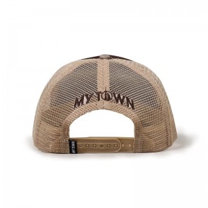 Хорошее качество пользовательское 3D -вышитое логотип 5 панель Gorras Foam Mesh Trucker Cap Hat для мужчин