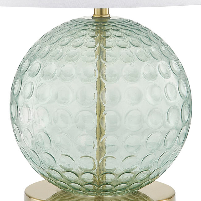 Home2 Hotel Aqua Glass Table Table Lamp с переключателем на/off Rocker в гостинице отеля