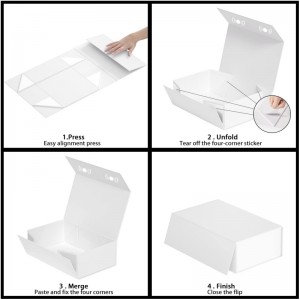 Индивидуальная цветная подарочная коробка