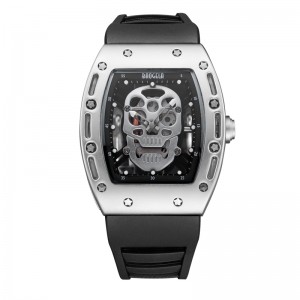 Модный череп мужчина Quartz Watch Baogela Creative Dial Watch for Men Clock Gold Life Водонепроницаемые мужчины смотрят в спортивном стиле 1612