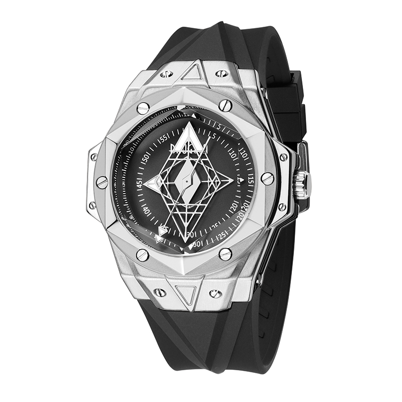 Baogela New Luxury Top Brand Quartz Watches Мужчины резиновый ремешок военные спортивные наручные часы Man