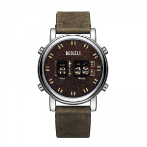 Baogela Fashion Men ~ Roller Design Design Clock Men Quartz Wath