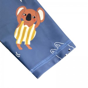 Мультфильм принт на молнии на молнии купания купальники