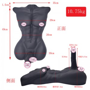 Мужская половина тела секс игрушка женщины мастурбация сексуальные мужчины задница Огромное пенис член член мастурбатор реалис...