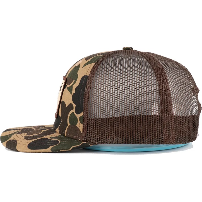 Custom Duck Brown Camo Snapback Mesh Patch Logo 6 Панель Richardson 112 Trucker Cap Hat Hat