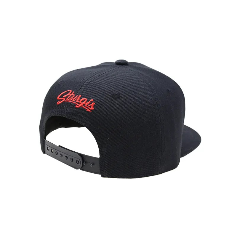 Вышивка хлопчатобумажную плоскую краю взрослые мужские хип -хоп шляпы 5 Панель Настройка шляпы для снимки с помощью пользовательского логотипа