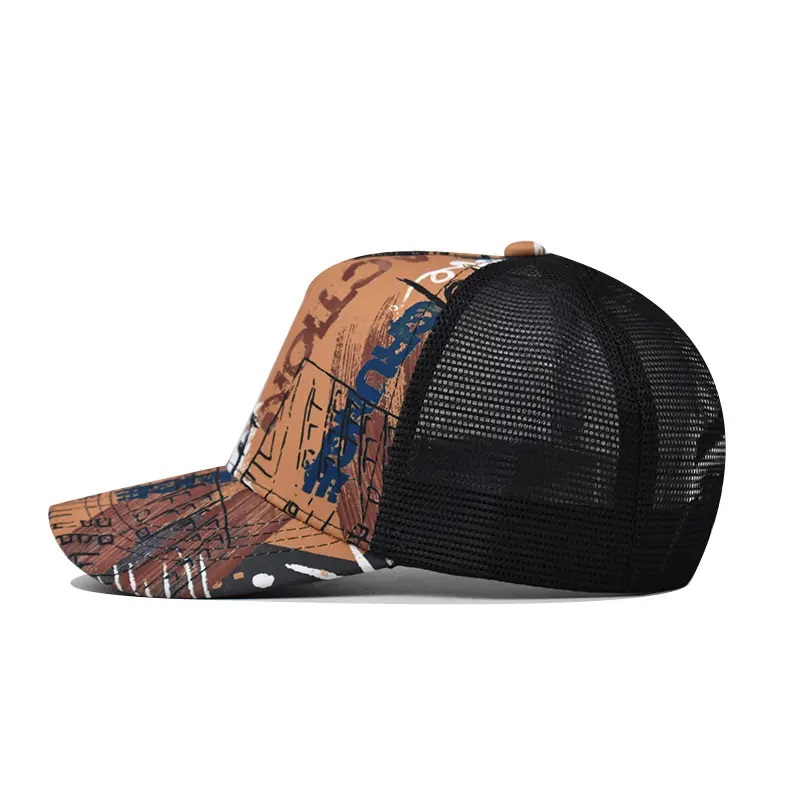 Дешевый солнцезащитный козырьк хип -хоп сетчатой ​​шляпы на заказ