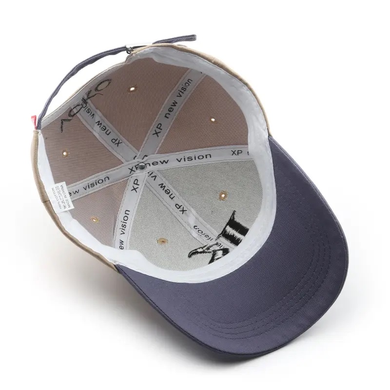 Роскошная 3D вышитая 6 панель папа бейсбольная шляпа двухтон