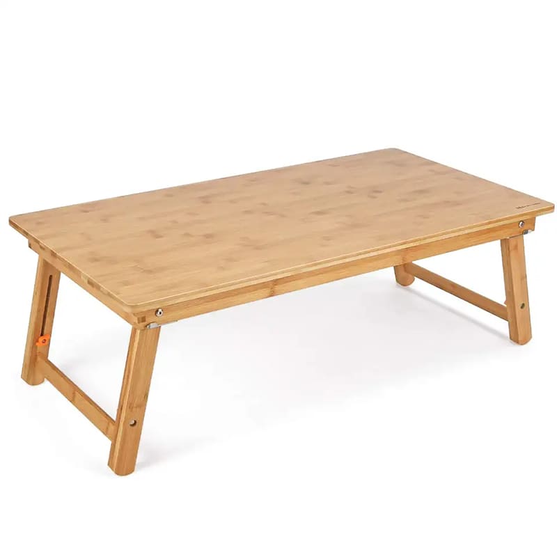 Бамбуковый столик большого размера напольный столик для стола для завтрака поднос с складывающими ногами Регулируемый низкий кофейный столик