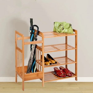 Четырехслойные многофункциональные входные хранилища бамбука