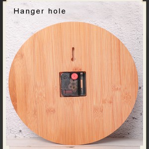 Бамбуковое ремесло креативные настенные часы дома украшение