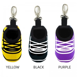 Оптовая неопрена два мяча для гольфа упаковывает карманы для талии настраиваемые шарики для гольфа с крючком