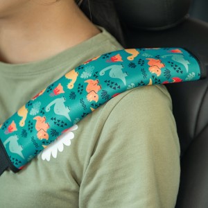 Natucare Kids Offercective неопреновая хлопковая ремень безопасности черная мыть