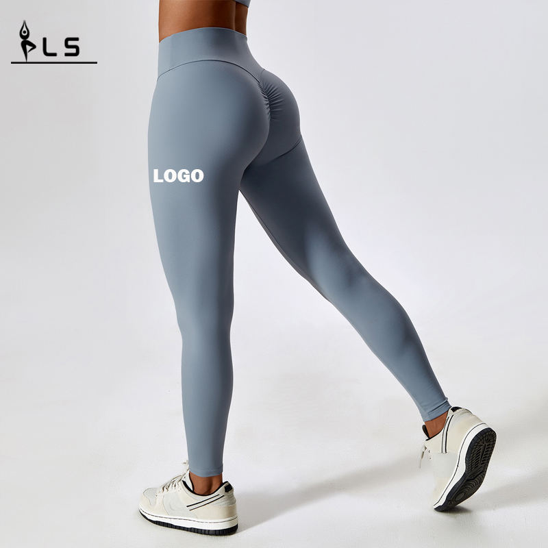 SC10107 Пользовательские дышащие четырехсторонние растягивающие штаны растягиваются с высокой талией быстрой сухой йога леггинтинг для женщин