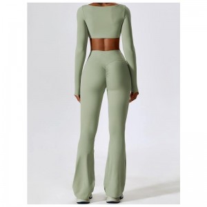 SC9272 йога наборы Fitness Women 2023 Спортивный бюстгальтер с длинным рукавом