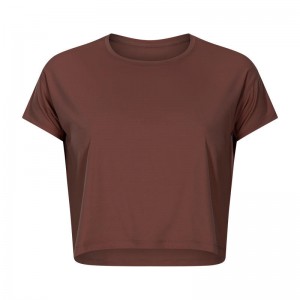 SC102610 Свободная рубашка для йоги шорты в спортзале йога активная одежда