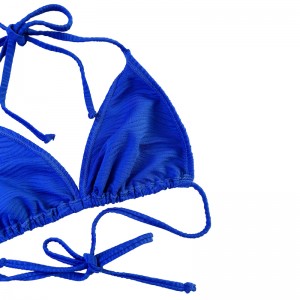 Синий рисунок специального тканевого треугольника чашки наборочного ремня.