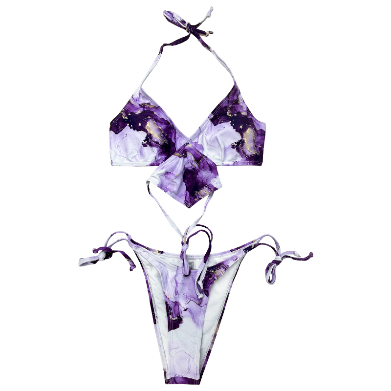 Фиолетовый рендер градиент цвет висящий шейный ремешок квадратный дизайн