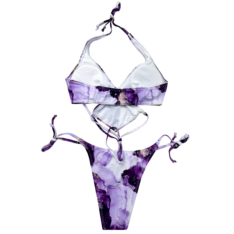 Фиолетовый рендер градиент цвет висящий шейный ремешок квадратный дизайн