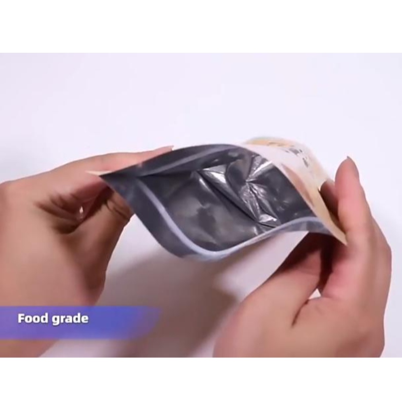 Сумка для печатной упаковки с печатной едой на Ziplock Kraft Bap