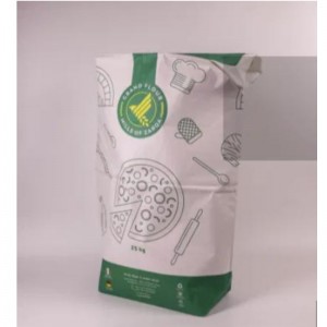Многослойные крафт -бумага Пшеничная пекарня Maida Mulce Mulcage Sucting Bag Bag 25 кг