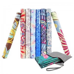 Замшевая (микрофибры) резиновый коврик для йоги