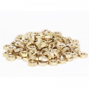 шестигранные латунные гайки