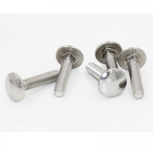 болт с квадратным подголовком из нержавеющей стали