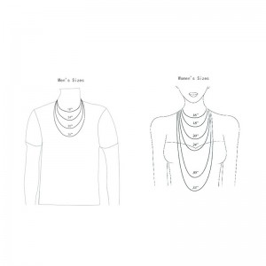 Мужское и женское ожерелье-цепочка из нержавеющей стали Hongde, черное ожерелье-цепочка Rolo, ширина 2345 мм, настраиваемое черное ожере...