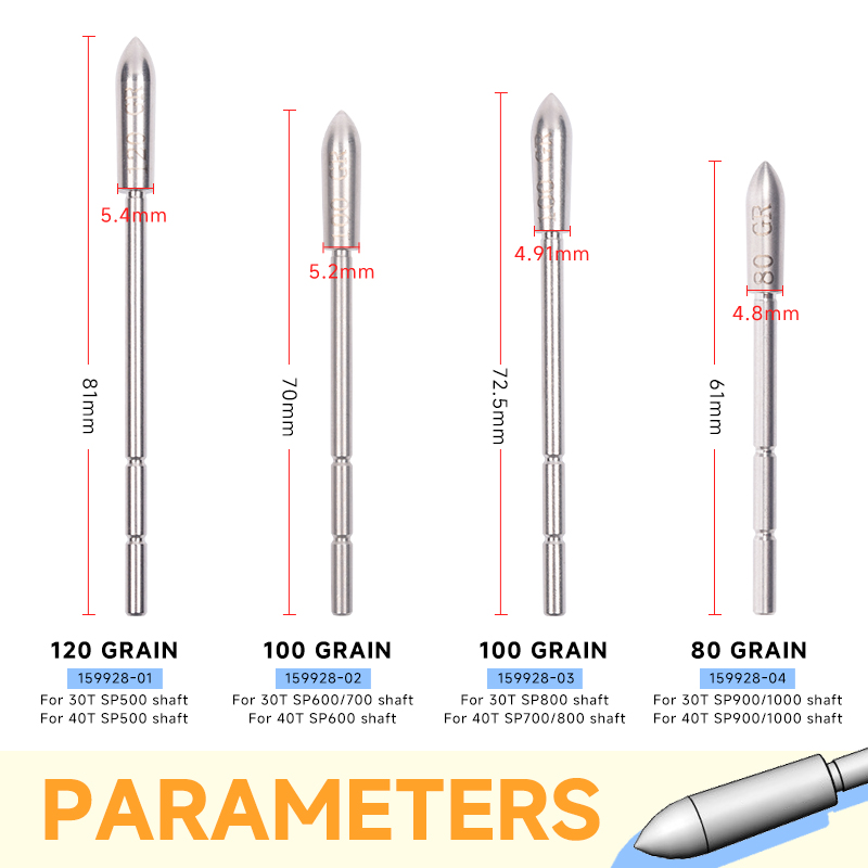 159928 80/100/120 точек вставки из нержавеющей стали для карбоновых стрелок ID3,2 мм