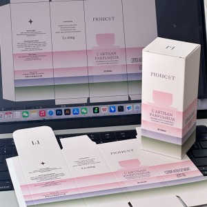 Пастель элегантная парфюмерная коробка