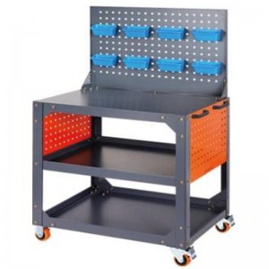 Серый боссовый скамей