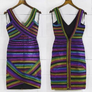 Лето V.-шея красочные полосы резиновая полоса сплайсинга.