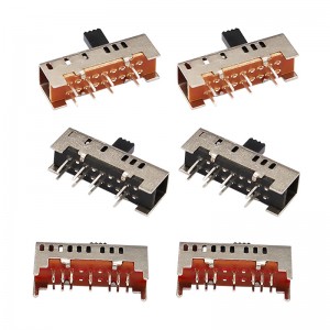 Слайд -переключатель ss23h06, двойной-ряд 8-Вертикальный раздвижный переключатель вертикального выключателя, вертикальный слайд -пе...