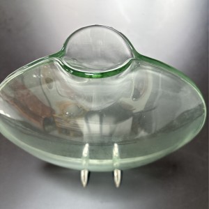 Zhongtai из нержавеющей стали рыб-Прозрачность ваза с металлической основой 23 см для цветочного расположения