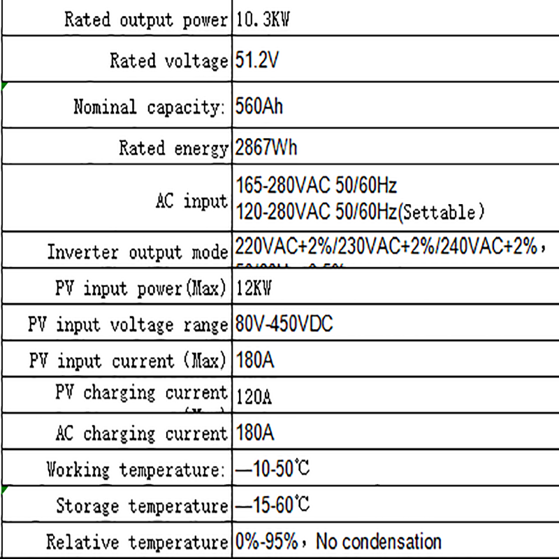 Аккумулятор для хранения энергии домохозяйства (три)