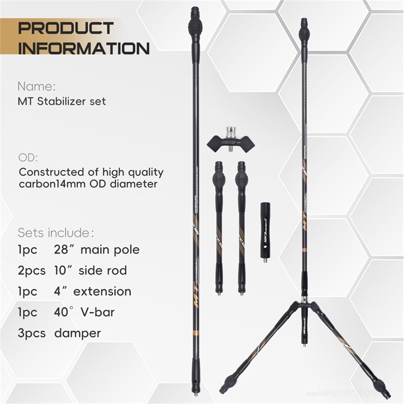 Ника Archery 240128 MT OD14MM Карбоновые стабилизаторы