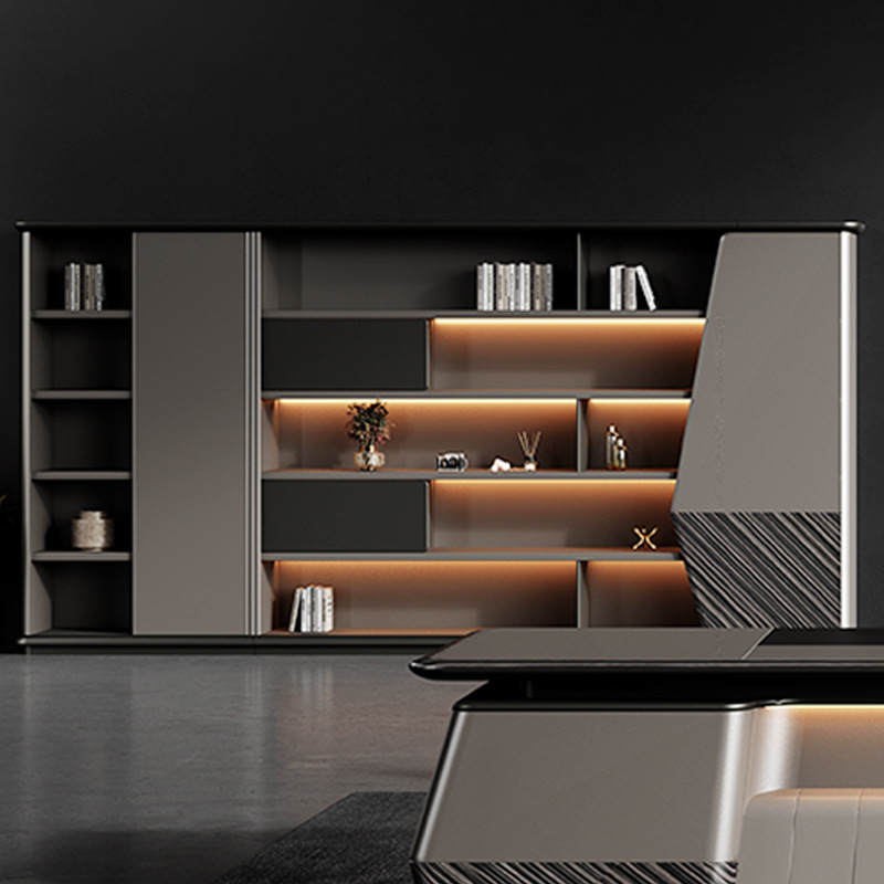 Модель DBT006 Роскошная панель-Менеджер по стилю Single Executive Desk, Председатель\Большой офисный стол с набором стульев, стол босса