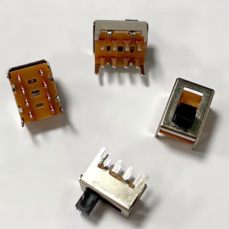 ползунковый переключатель SS23F06 3-позиция, 10-дизайн штыря для светодиодных фонарей -- Фабрика Дунгуань Прямая